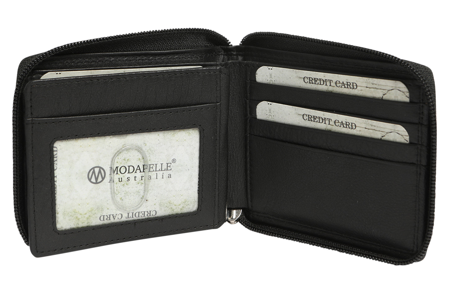 Mens Vintage Leather Wallet 5012 Black