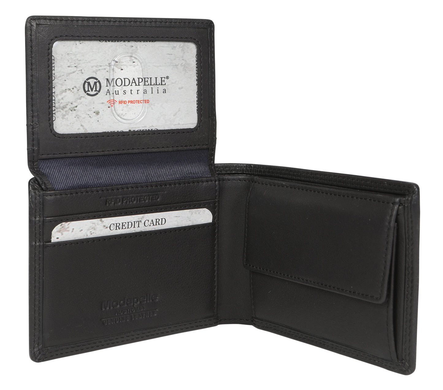 Men's Leather Wallet 5503 Black