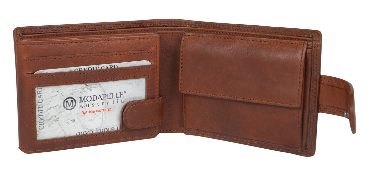 Men's Leather Wallet 5507 Cognac