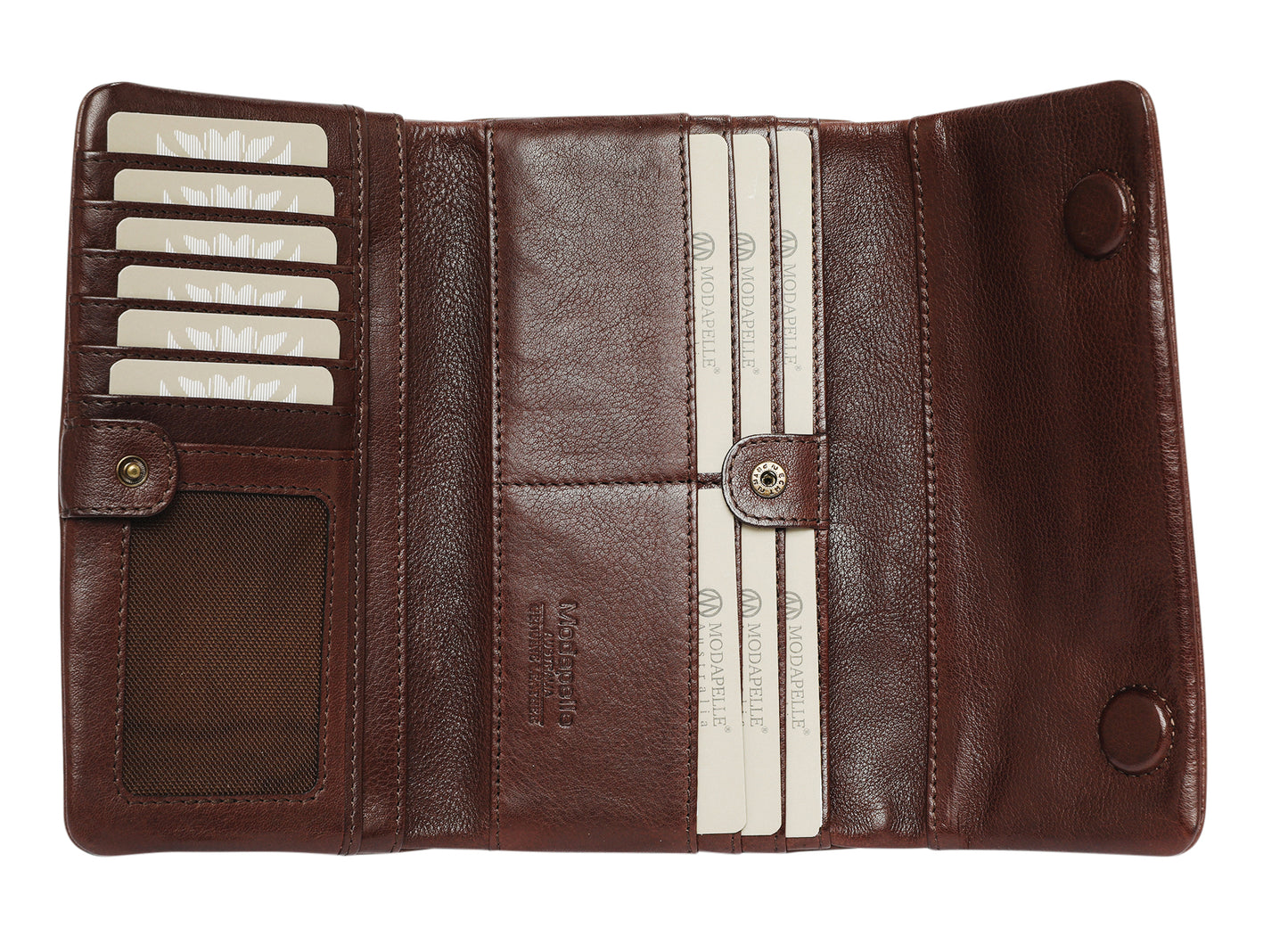 Ladies Leather Wallet Style 5970 Dark Brown