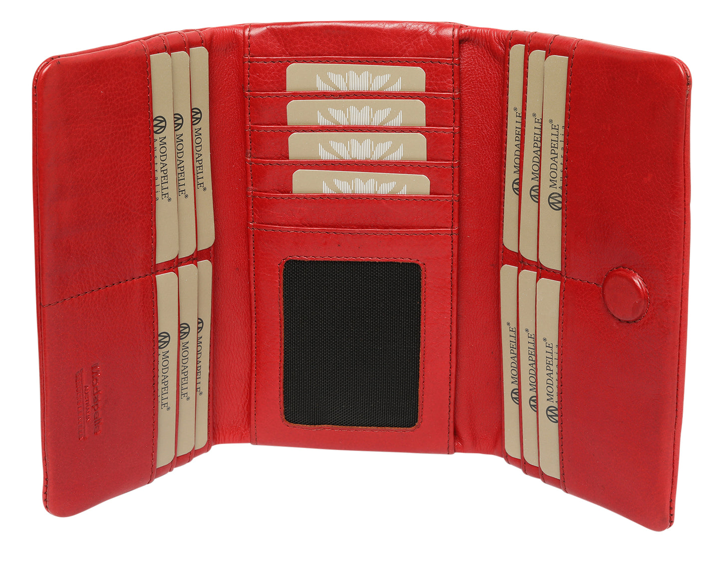 Ladies Leather Wallet 6330 Red