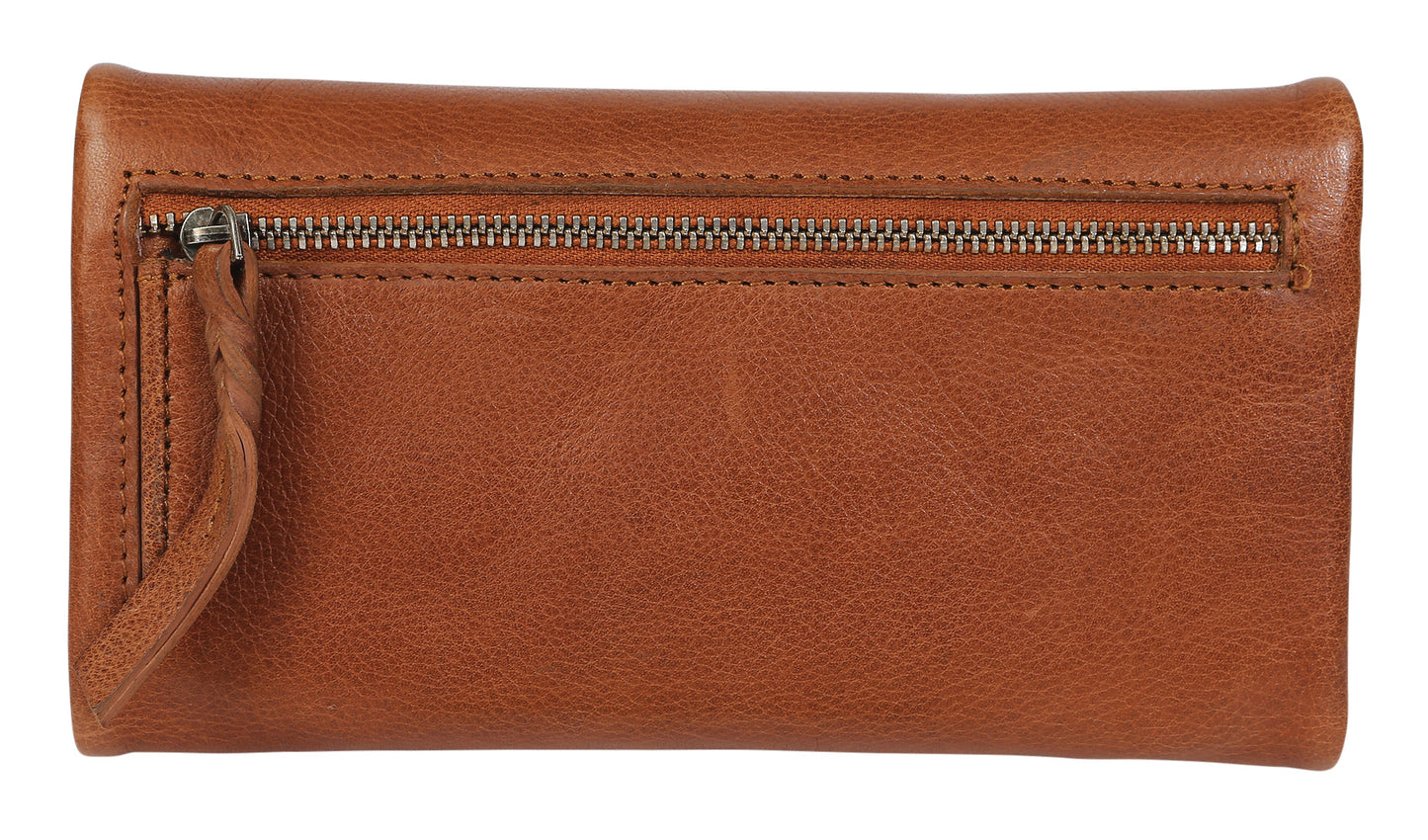 Ladies Leather Wallet 6330 Tan