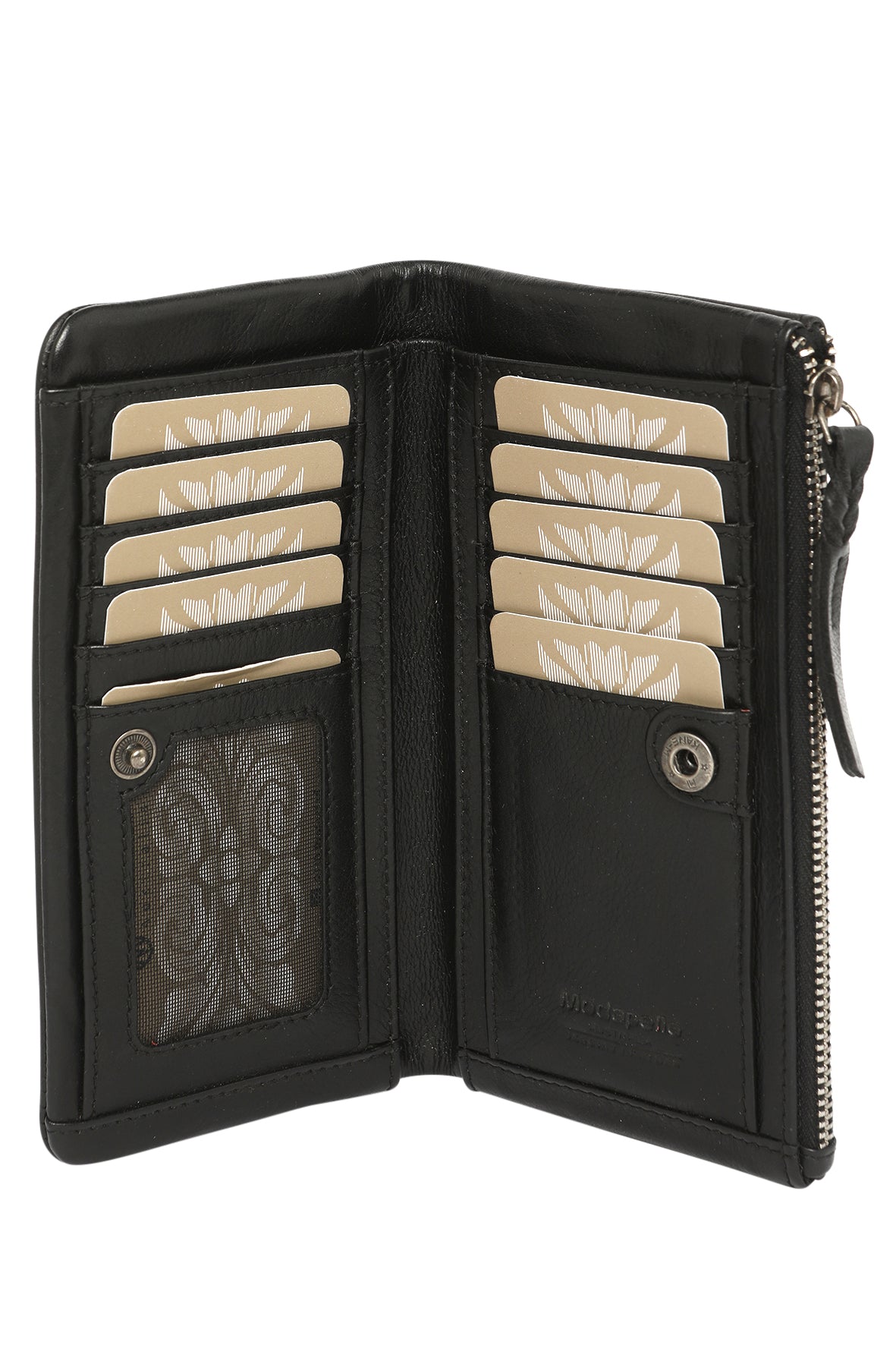 Ladies Leather Wallet and New Arrivals 7633 Black