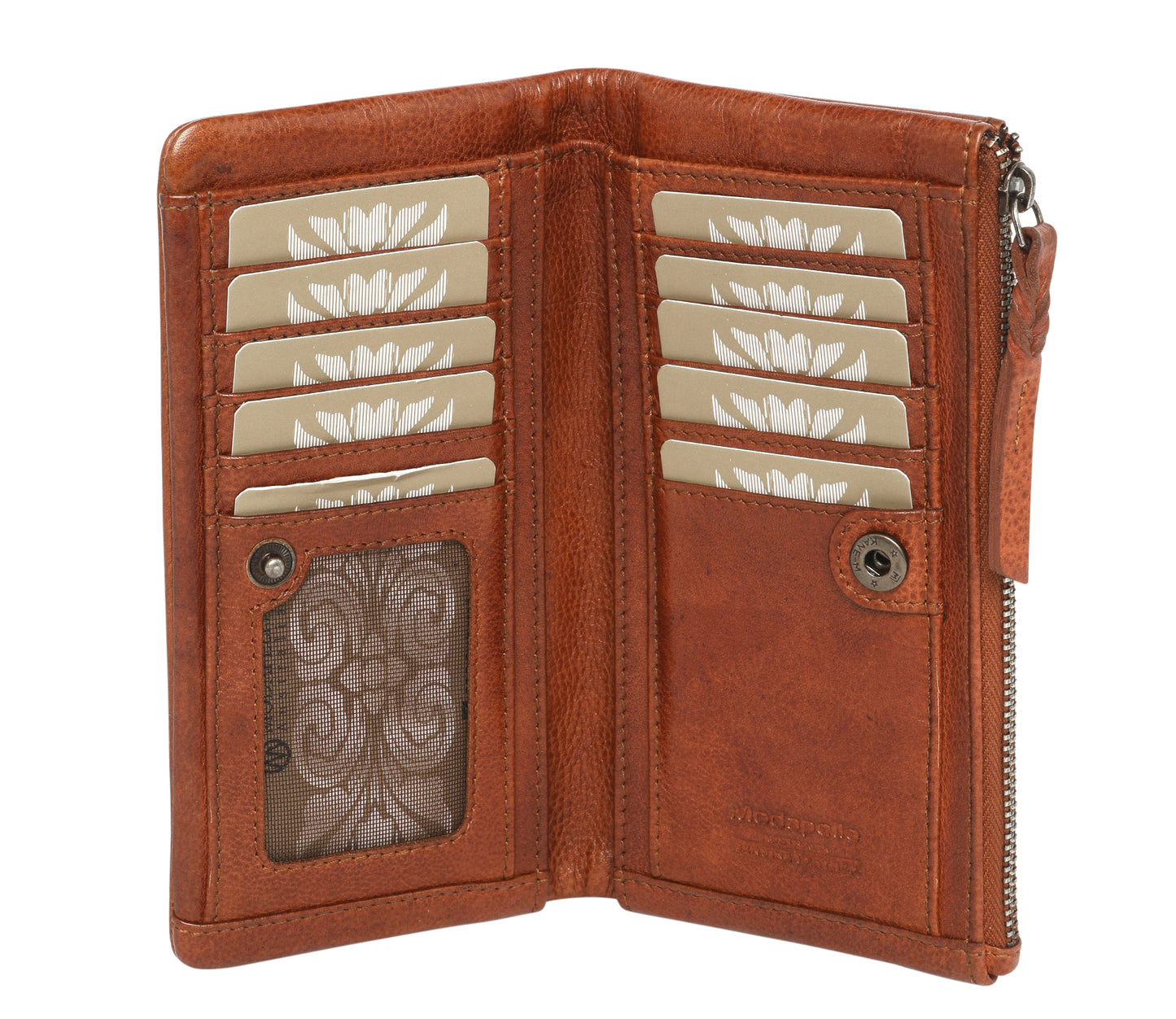 Ladies Leather Wallet and New Arrivals 7633 Tan