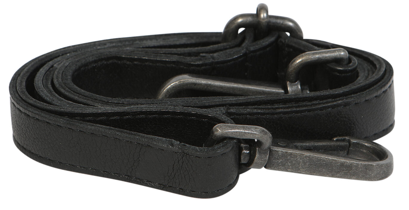 Ladies Leather Shoulder/Cross Body Bag 7698 Black