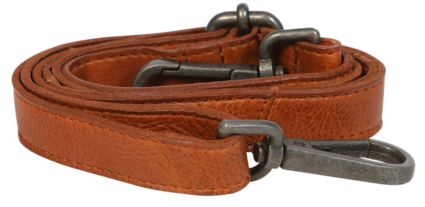 Ladies Leather Shoulder/Cross Body Bag 7698 Orange
