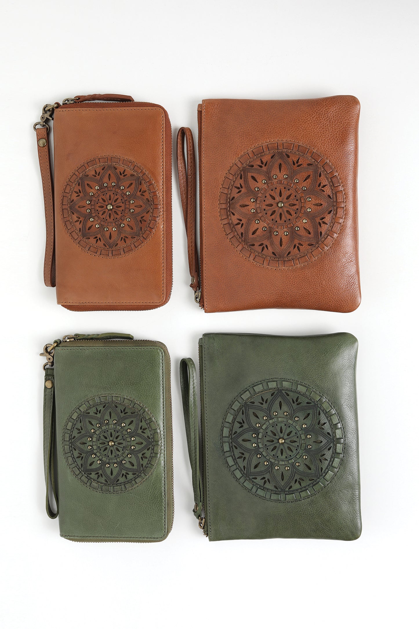 Ladies Leather Wallet - New Arrivals 7860 Tan