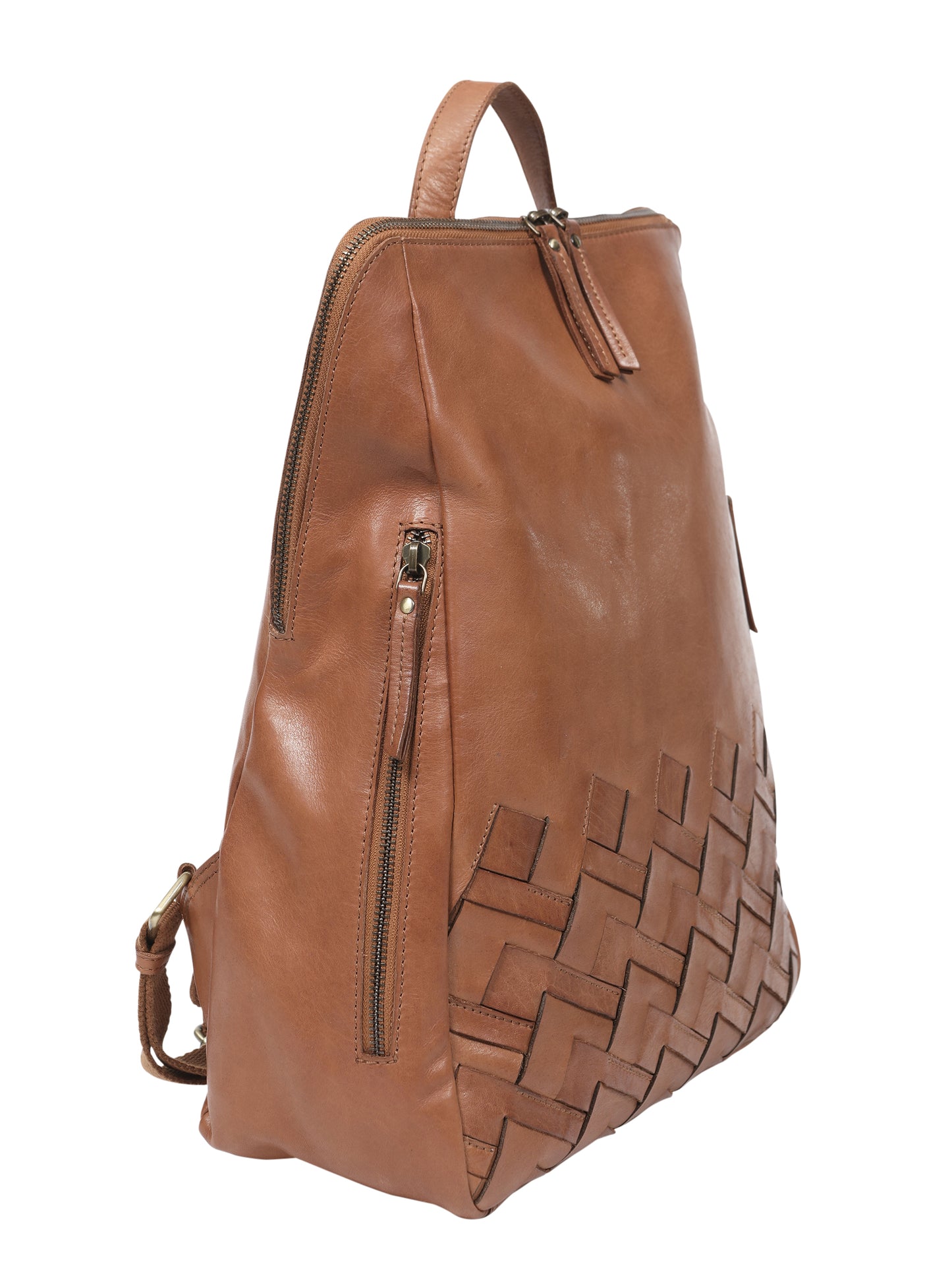 Ladies Leather Backpack – New Arrivals 7875 Tan