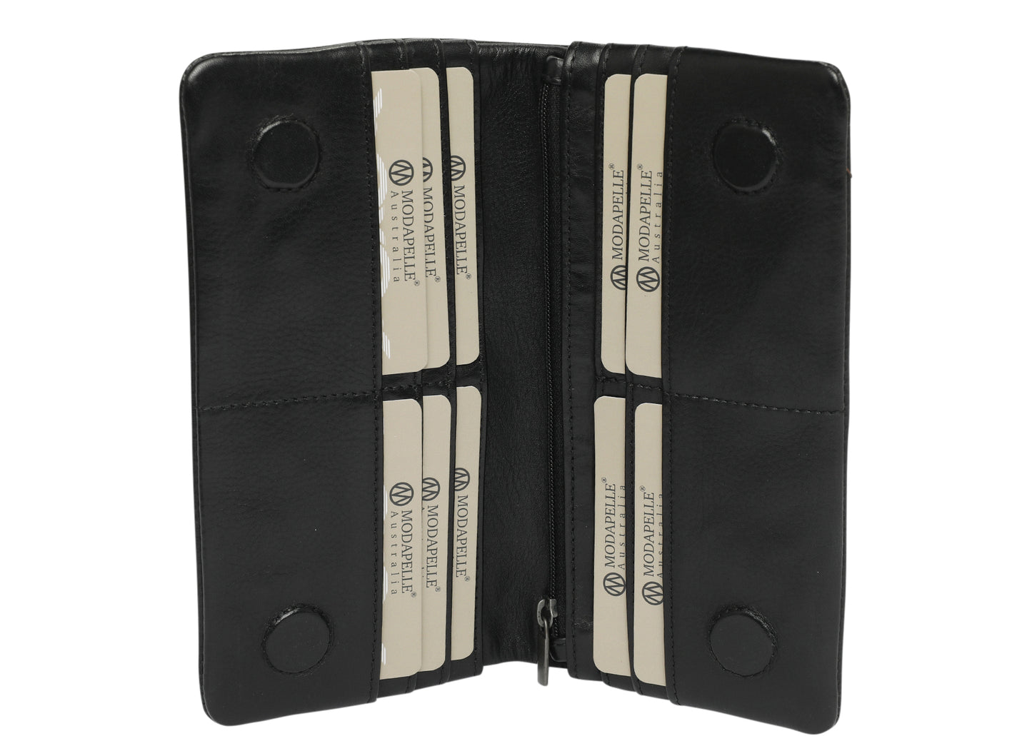 Ladies Leather Wallet Style 7887 Dark Brown