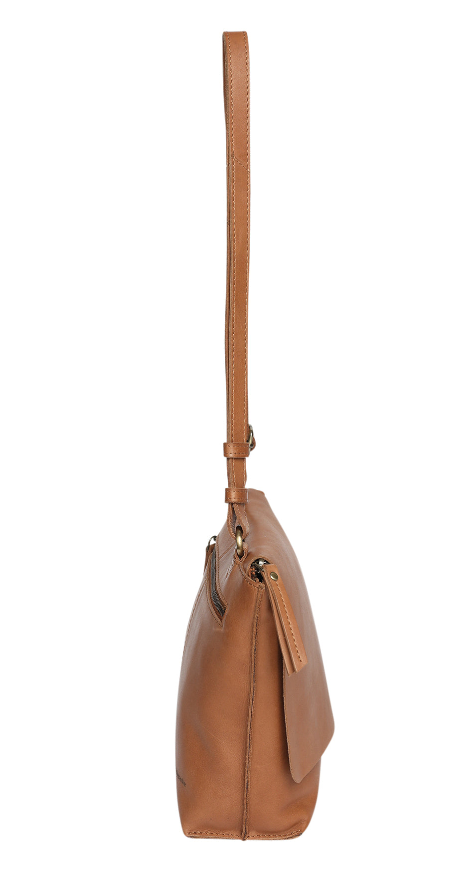 Ladies Leather Cross Body - New Arrivals Style 7894 Tan