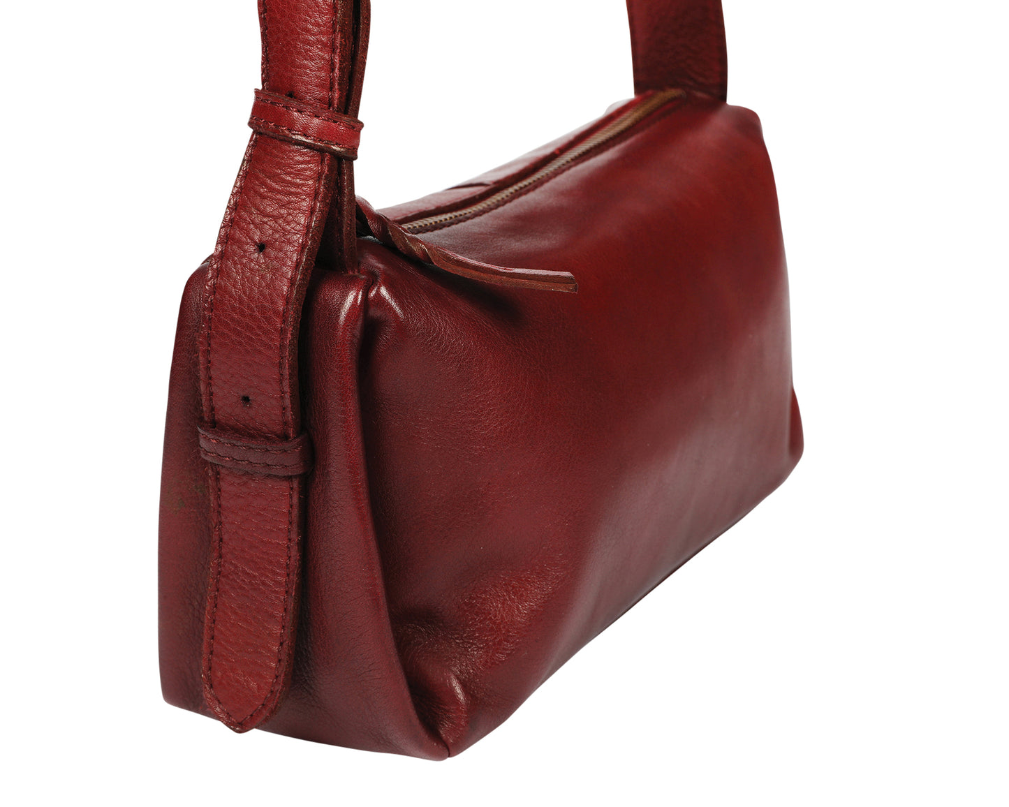 Ladies Leather Cross Body Bag Style 7941 OxBlood