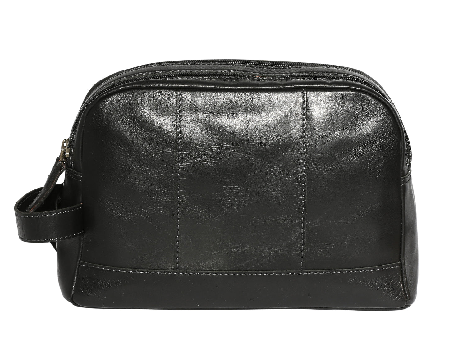 Men's Leather Toiletry Bag 3902 Black