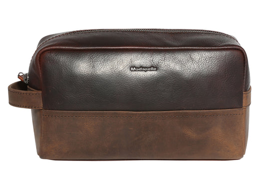 Men's Leather Bag with Handle 3918 Brown