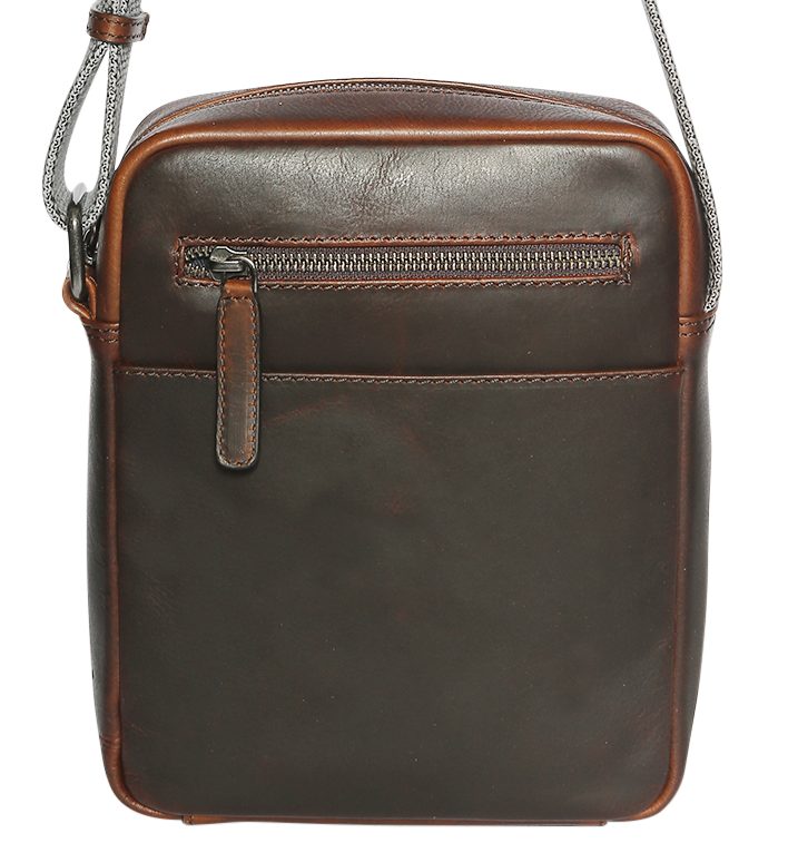 Men's Leather Satchel/Men's Cross Body Bag 3934 Brown