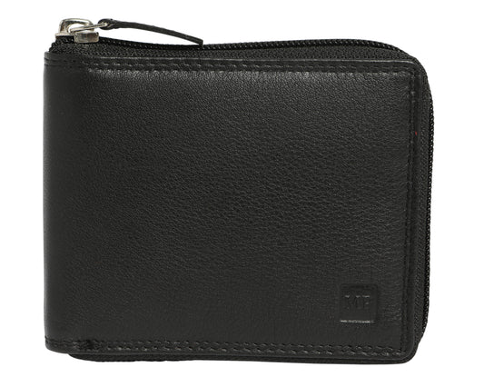 Mens Vintage Leather Wallet 5012 Black