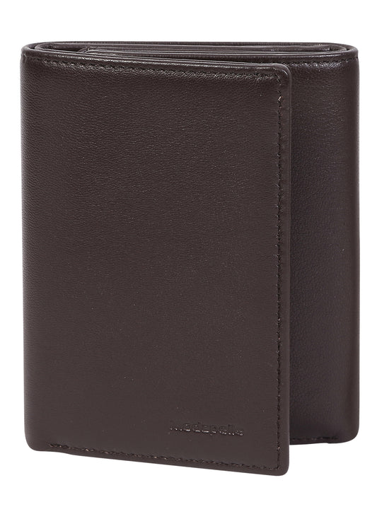 Mens Nappa Leather Wallet 5019 Brown