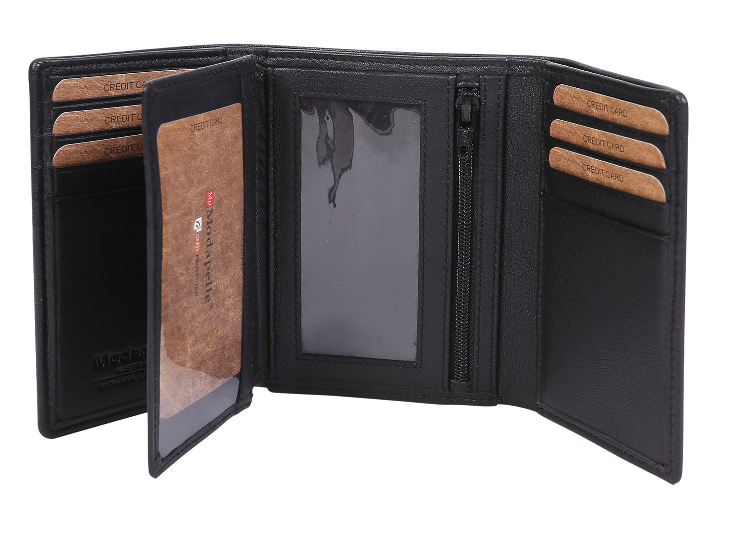 Mens Nappa Leather Wallet 5019 Black