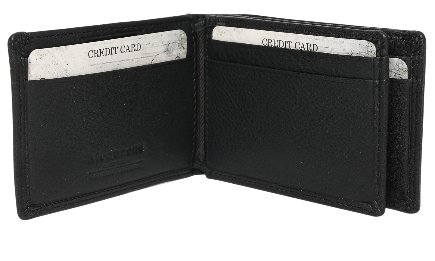 Men's Leather Wallet 5028 Black