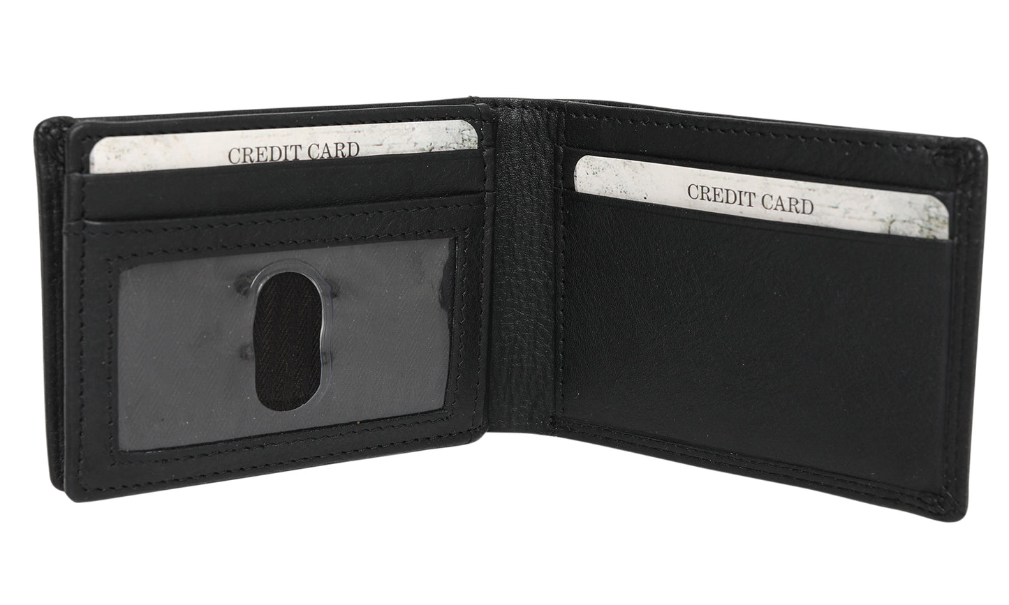 Men's Leather Wallet 5028 Black