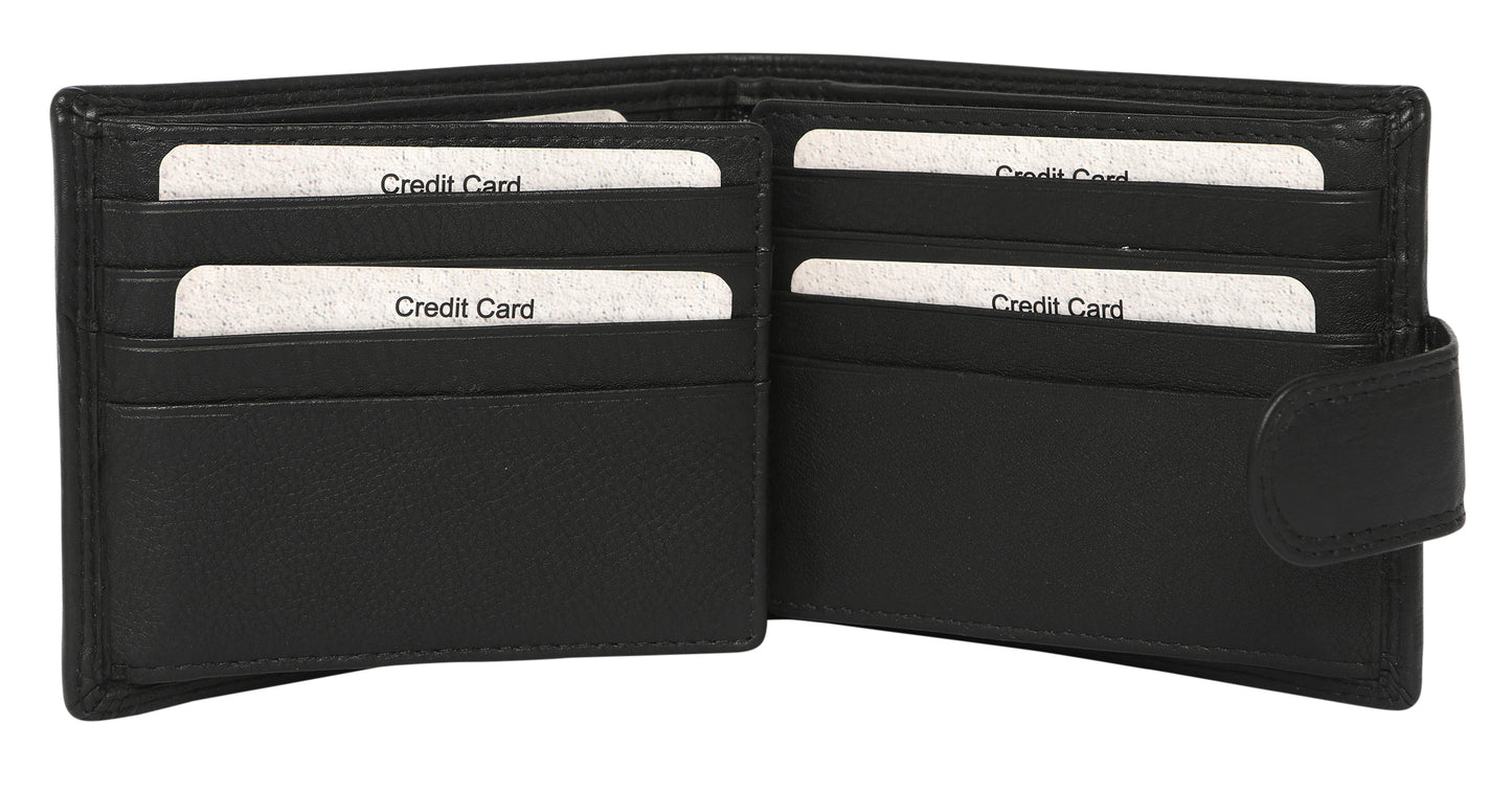 Men's Leather Wallet 5033 Black