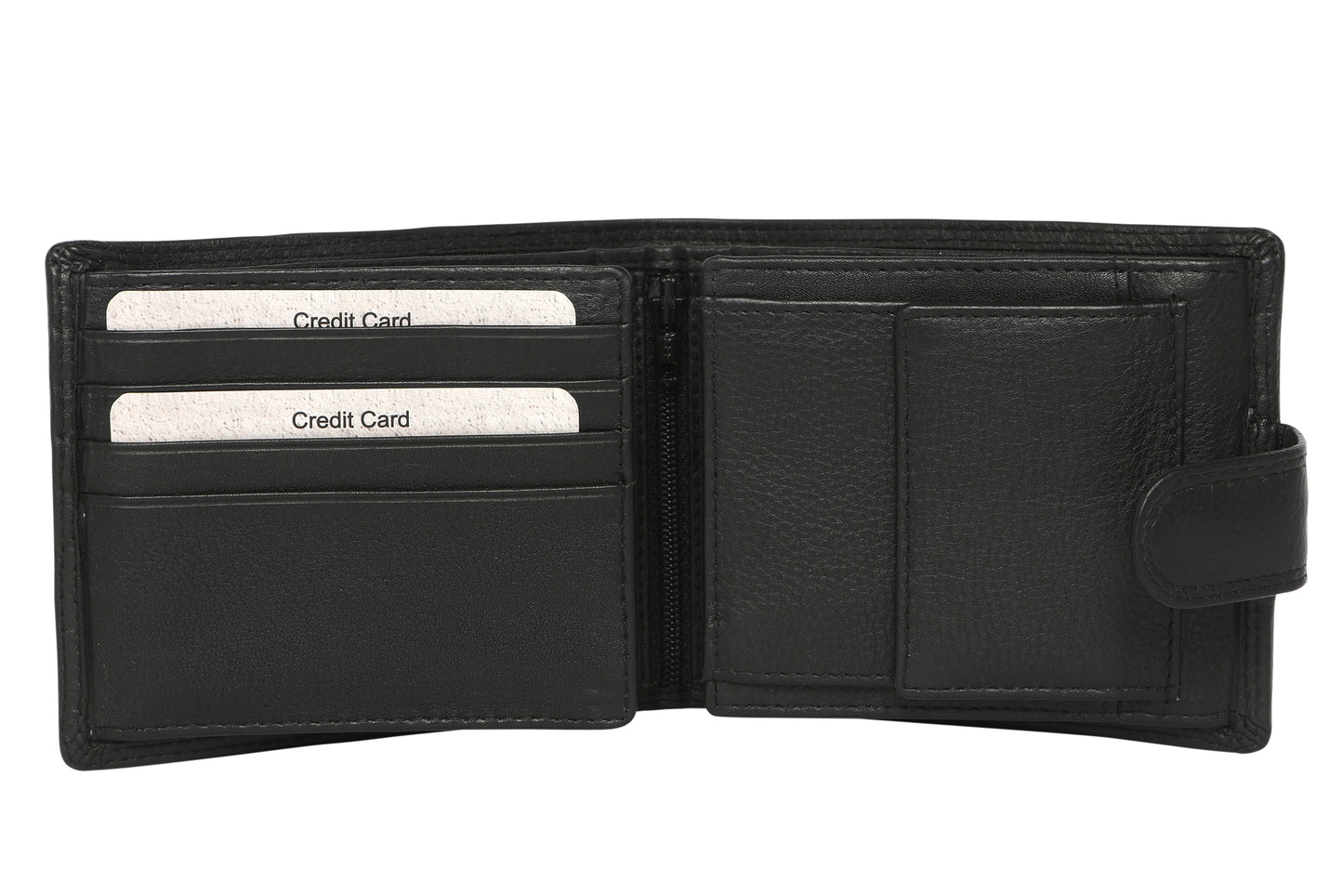 Men's Leather Wallet 5036 Black