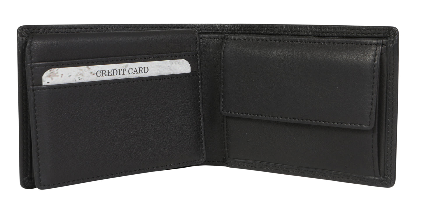 Men's Leather Wallet 5503 Black