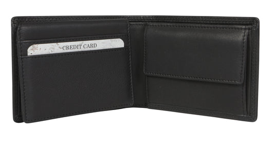Men's Leather Wallet 5503 Black