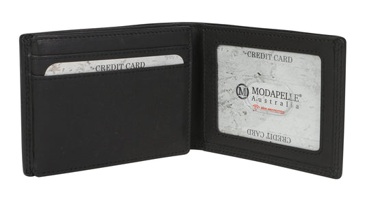 Men's Leather Wallet 5504 Black