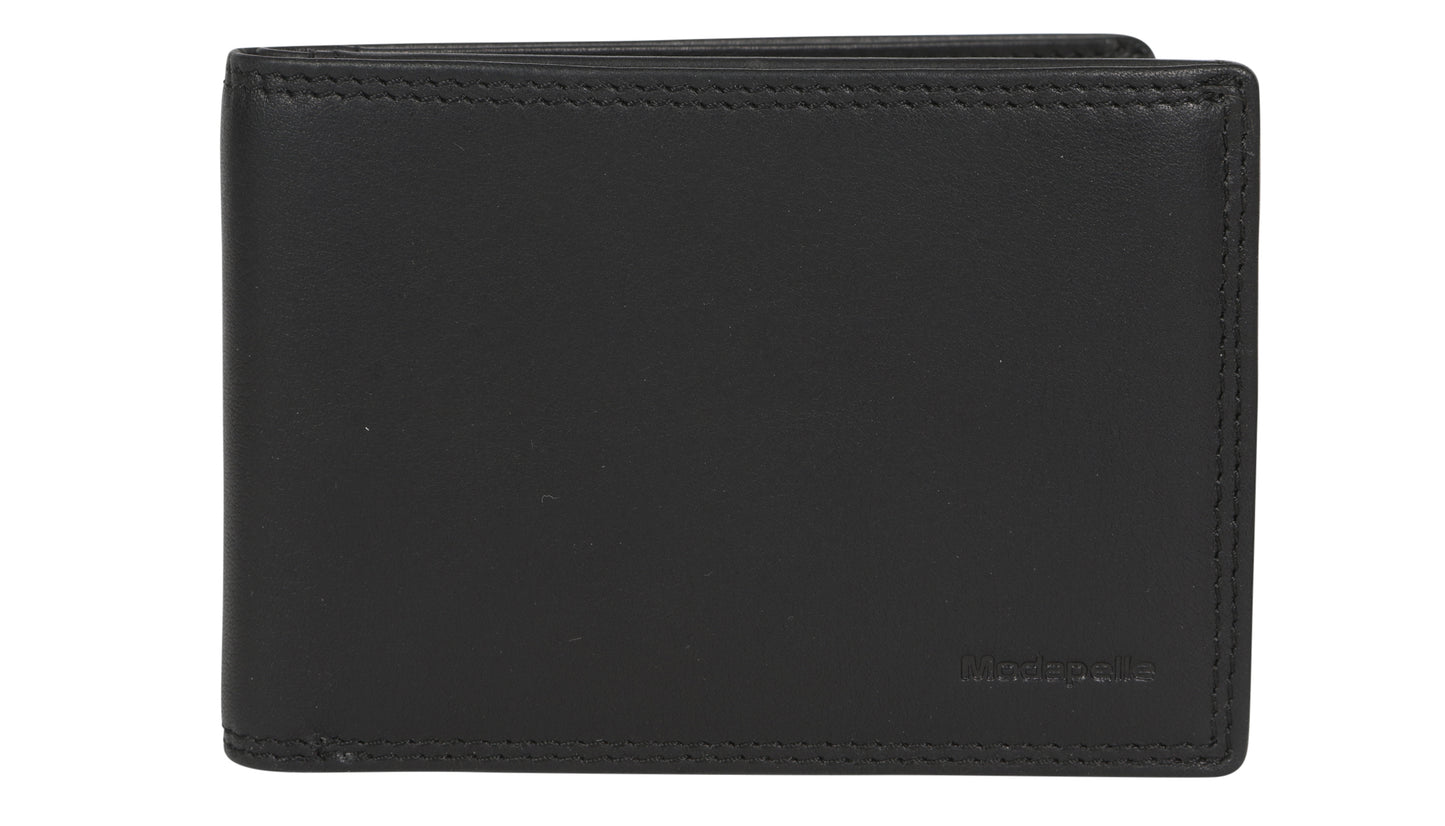 Men's Leather Wallet 5504 Black