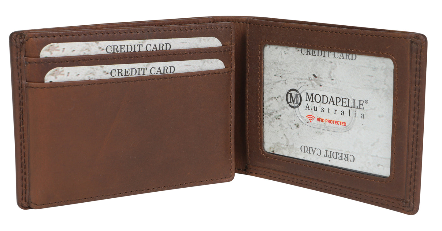Men's Leather Wallet 5504 Brown