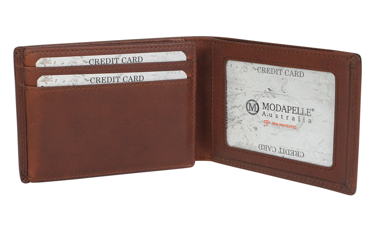 Men's Leather Wallet 5504 Cognac