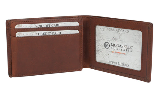 Men's Leather Wallet 5504 Cognac