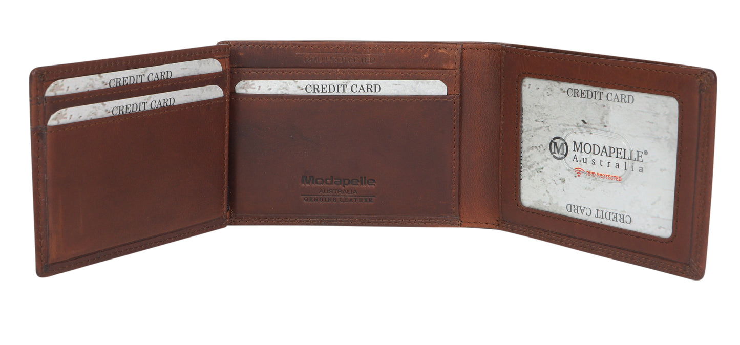 Men's Leather Wallet 5504 Cognac