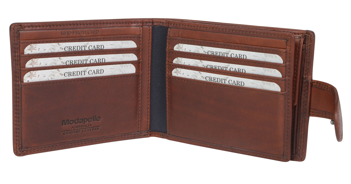 Men's Leather Wallet 5505 Brown
