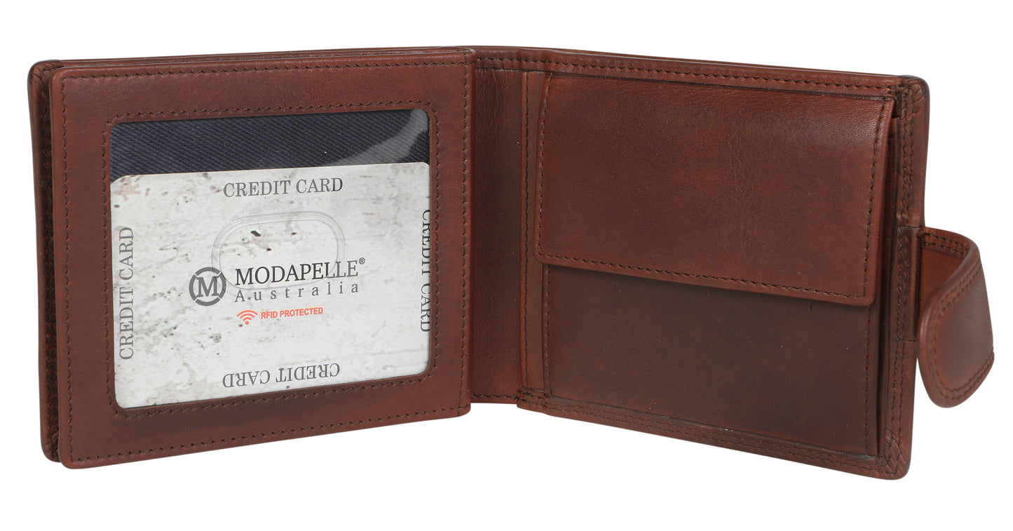 Men's Leather Wallet 5505 Brown