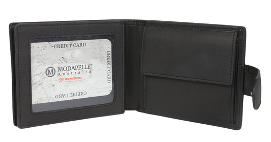Men's Leather Wallet 5505 Black