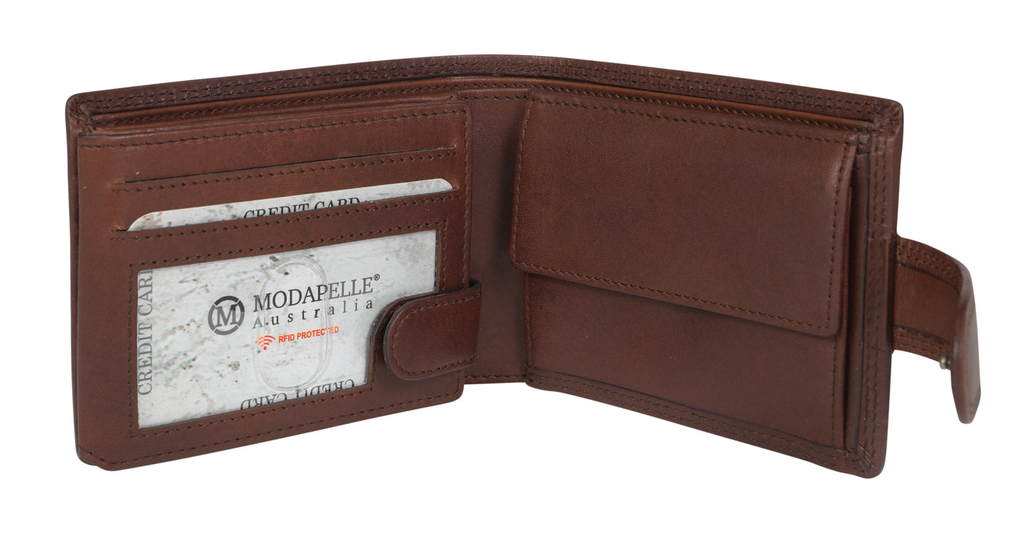 Men's Leather Wallet 5507 Brown