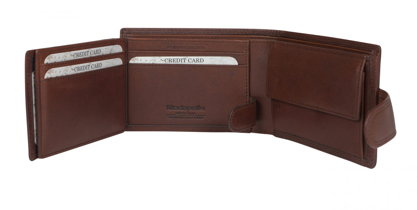 Men's Leather Wallet 5507 Brown
