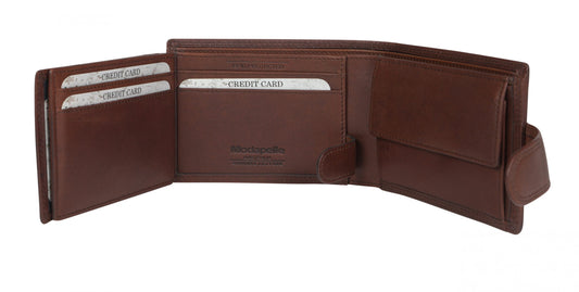 Men's Leather Wallet 5507 Brown