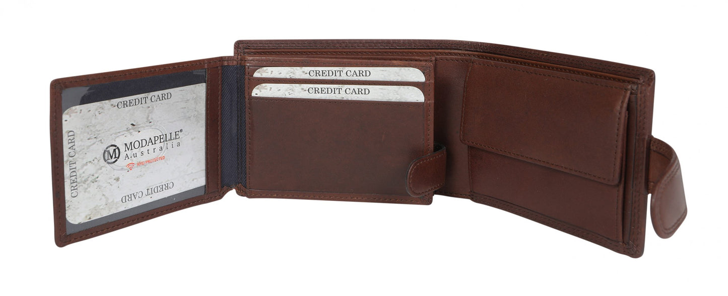 Men's Leather Wallet 5507 Brown