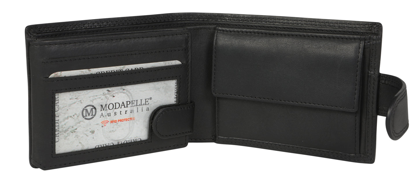 Men's Leather Wallet 5507 Black