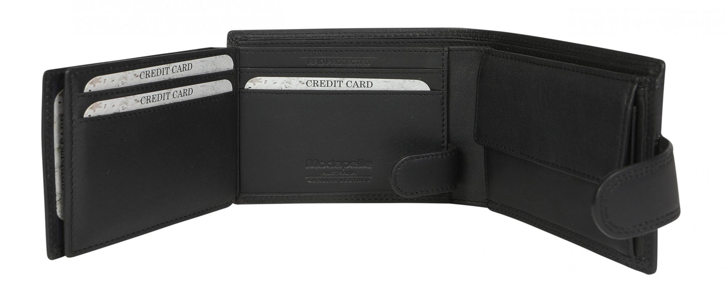 Men's Leather Wallet 5507 Black