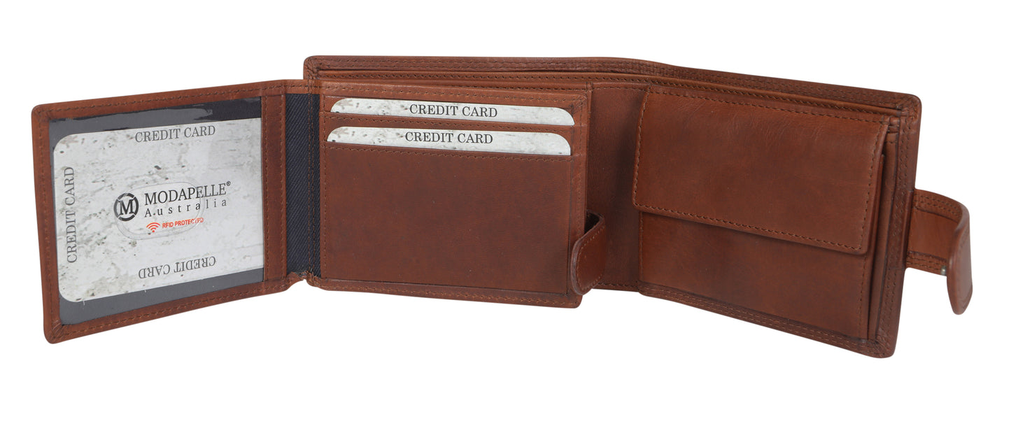 Men's Leather Wallet 5507 Cognac