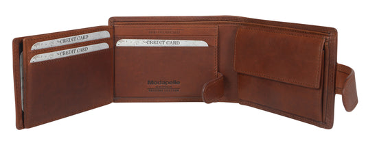 Men's Leather Wallet 5507 Cognac