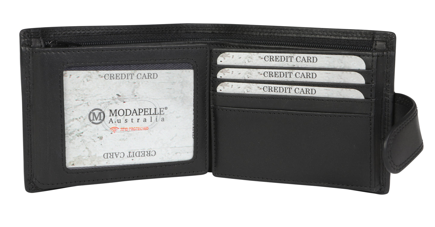 Men's Leather Wallet 5511 Black