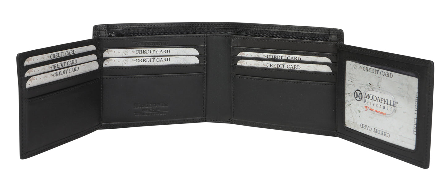 Men's Leather Wallet 5511 Black