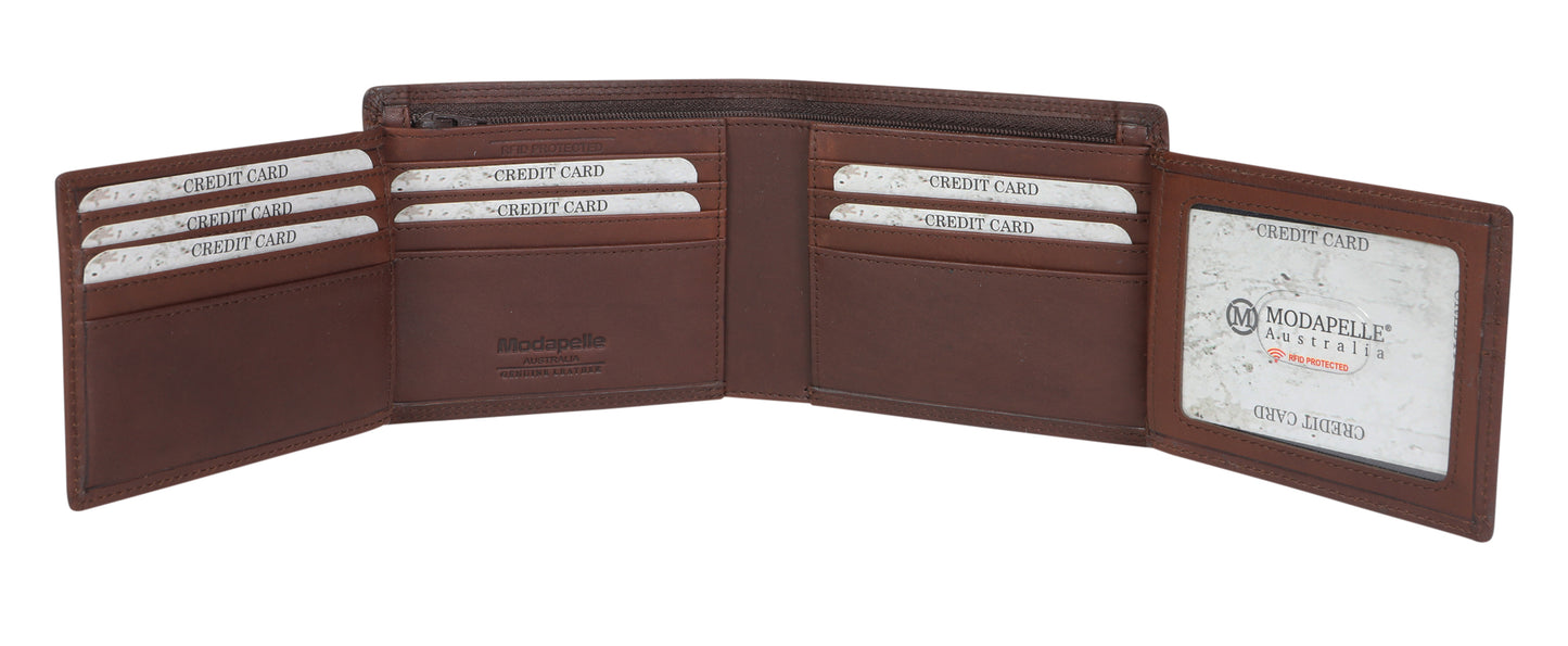 Men's Leather Wallet 5511 Brown