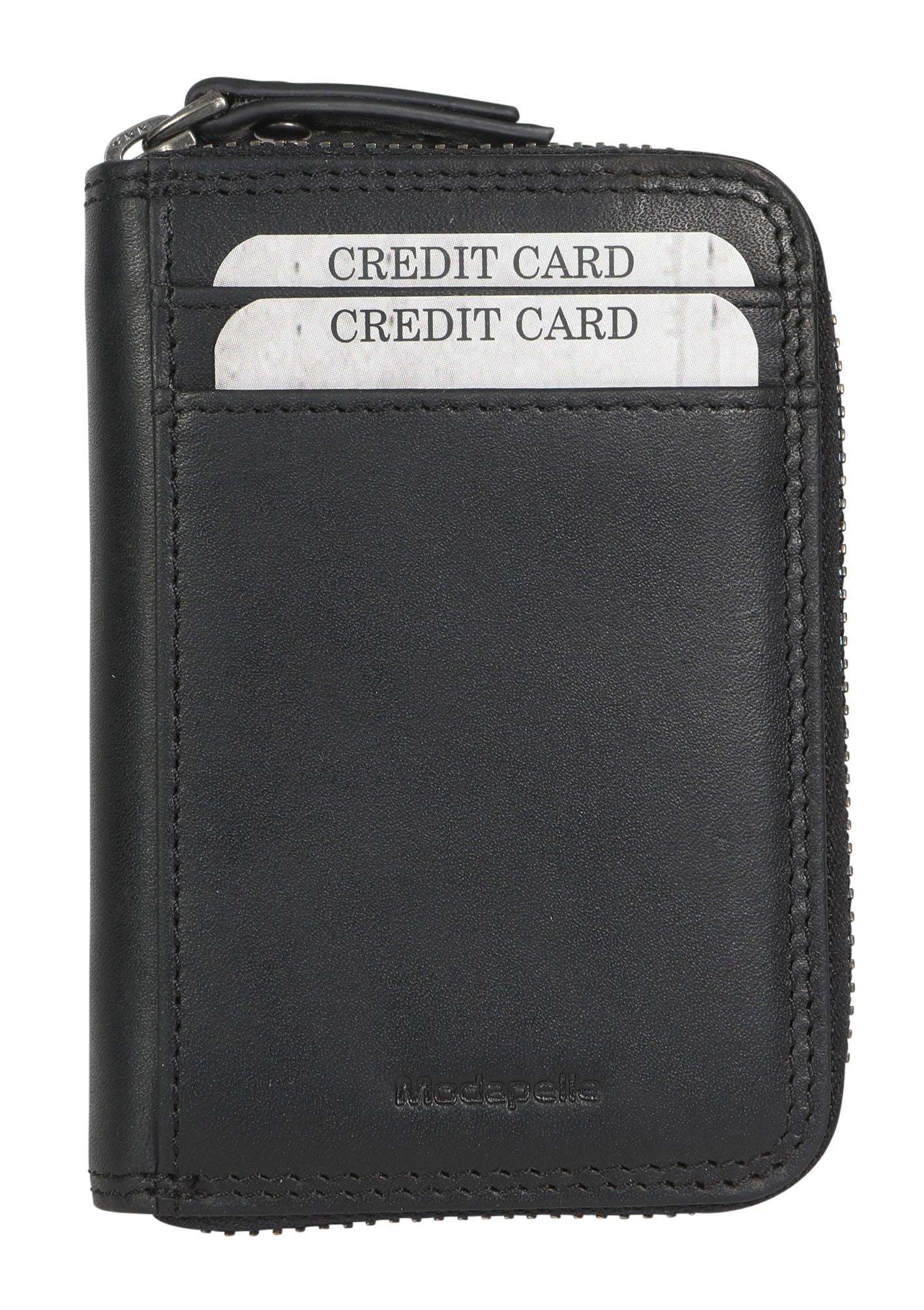 Men's Leather Card Wallet 5512 Black
