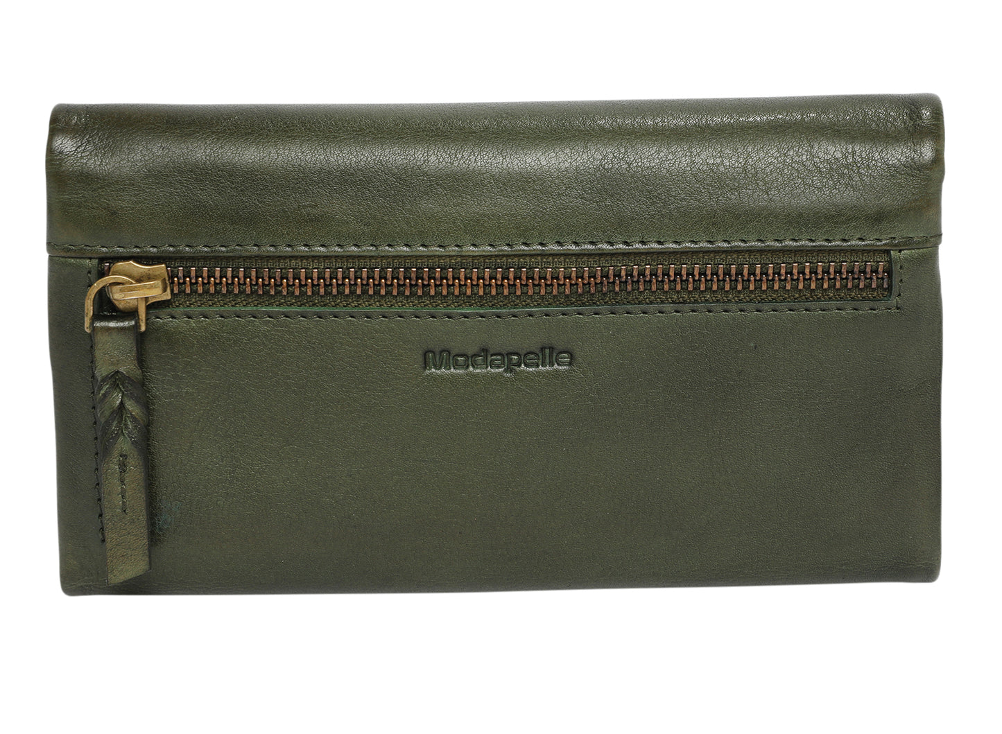 Ladies Leather Wallet Style 5970 Olive