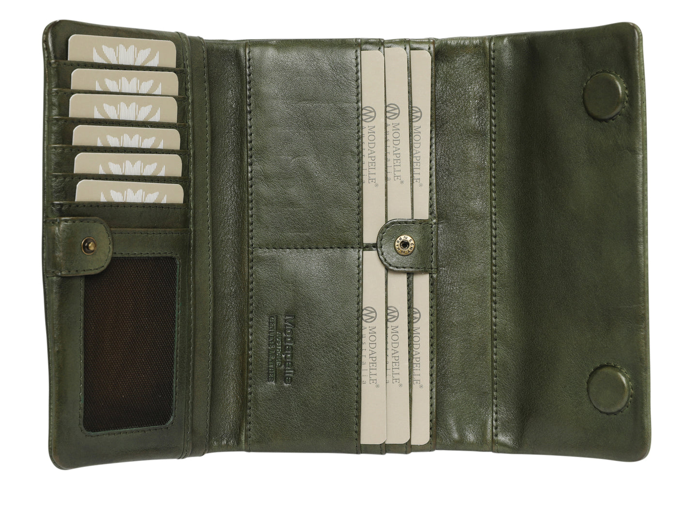 Ladies Leather Wallet Style 5970 Olive
